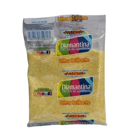 DIAMANTINA 50GRS. PASCUA C15 FINO IRISADA AMARILLO 120084