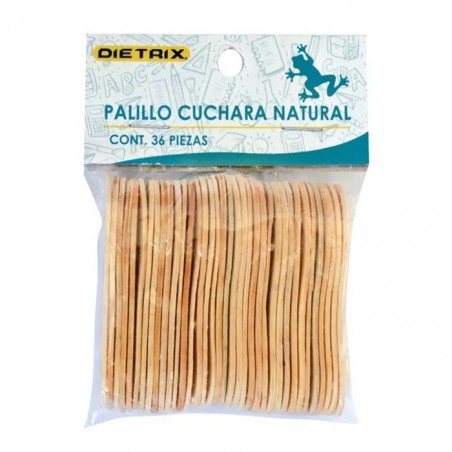 PALITOS DE MADERA CUCHARITA DIETRIX 9146 6.5 CM 138593
