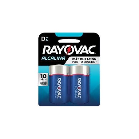 BATERIA D BL/2 RAYOVAC ALCALINA BL 132974