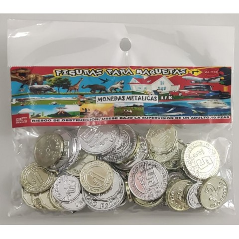 FIGURAS 84 MONEDAS METALICAS C/50 BL 144363
