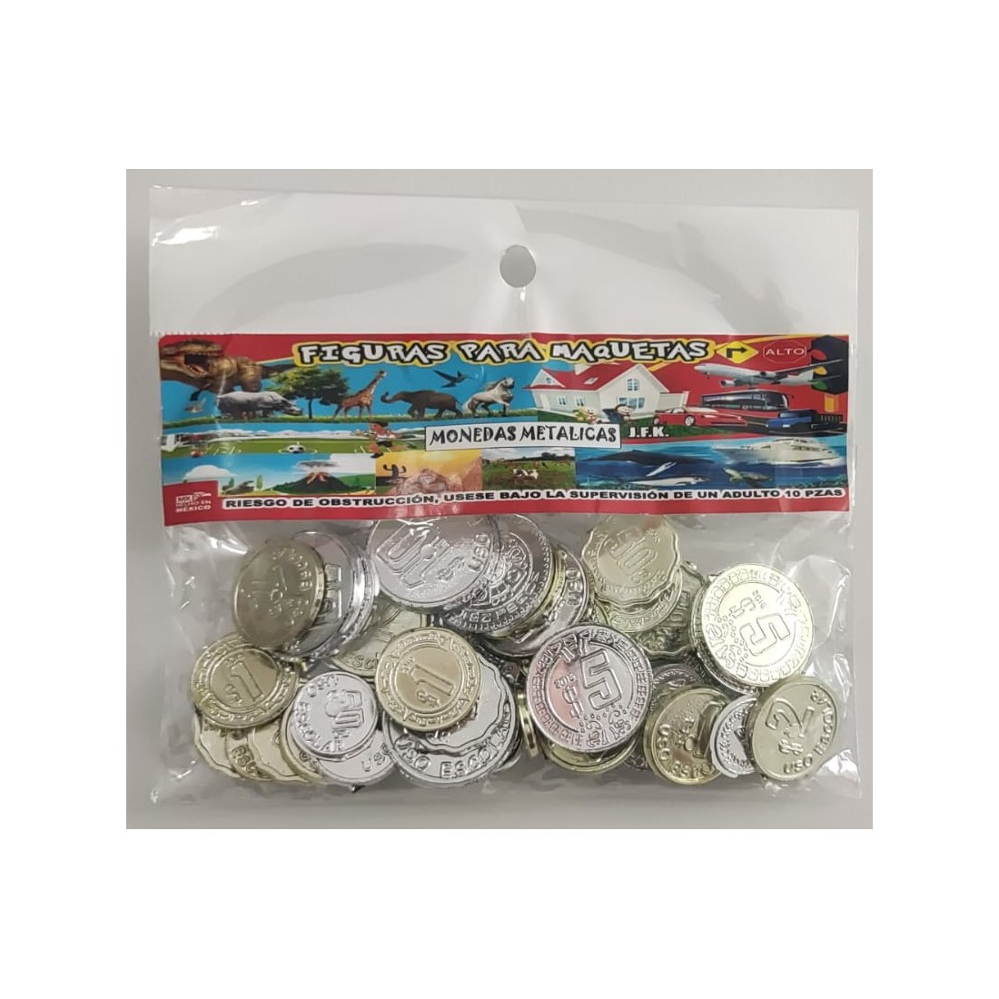 FIGURAS 84 MONEDAS METALICAS C/50 BL 144363