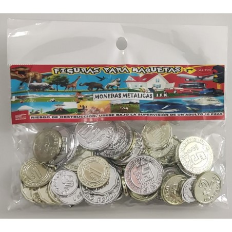 FIGURAS 84 MONEDAS METALICAS C/50 BL 144363