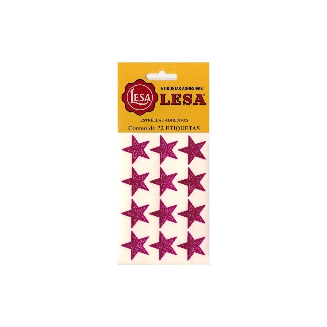 ETIQUETA ESTRELLA LESA ROJO No. 22 BL/72 AUTOADHESIV 57849