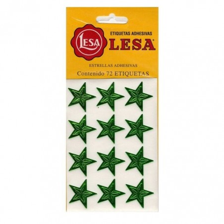 ETIQUETA ESTRELLA LESA VERDE CLA No. 22 BL/72 AUTOADHESIV 57849