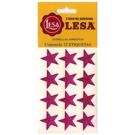 ETIQUETA ESTRELLA LESA ROSA No.22 BL/72 AUTOADHESIV 57849