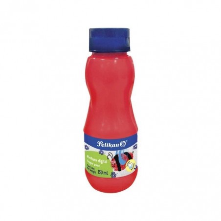 PINTURA DIGITAL PELIKAN ROJO 150 ML. LAVABLE 88839