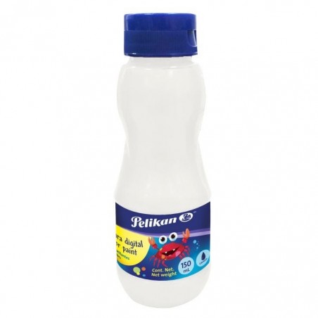 PINTURA DIGITAL PELIKAN  BLANCO 150 ML. LAVABLE 88835