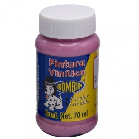 PINTURA VINILICA BOMBIN LAVABLE 70 ML. ROSA 136002