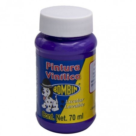 PINTURA VINILICA BOMBIN LAVABLE 70 ML. MORADO 136002