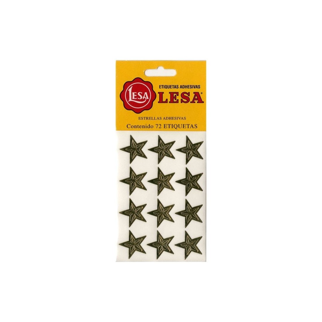 ETIQUETA ESTRELLA LESA ORO No.4 BL/150 AUTOADHER. 57849