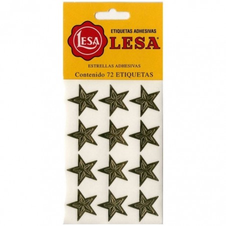 ETIQUETA ESTRELLA LESA ORO No.4 BL/150 AUTOADHER. 57849