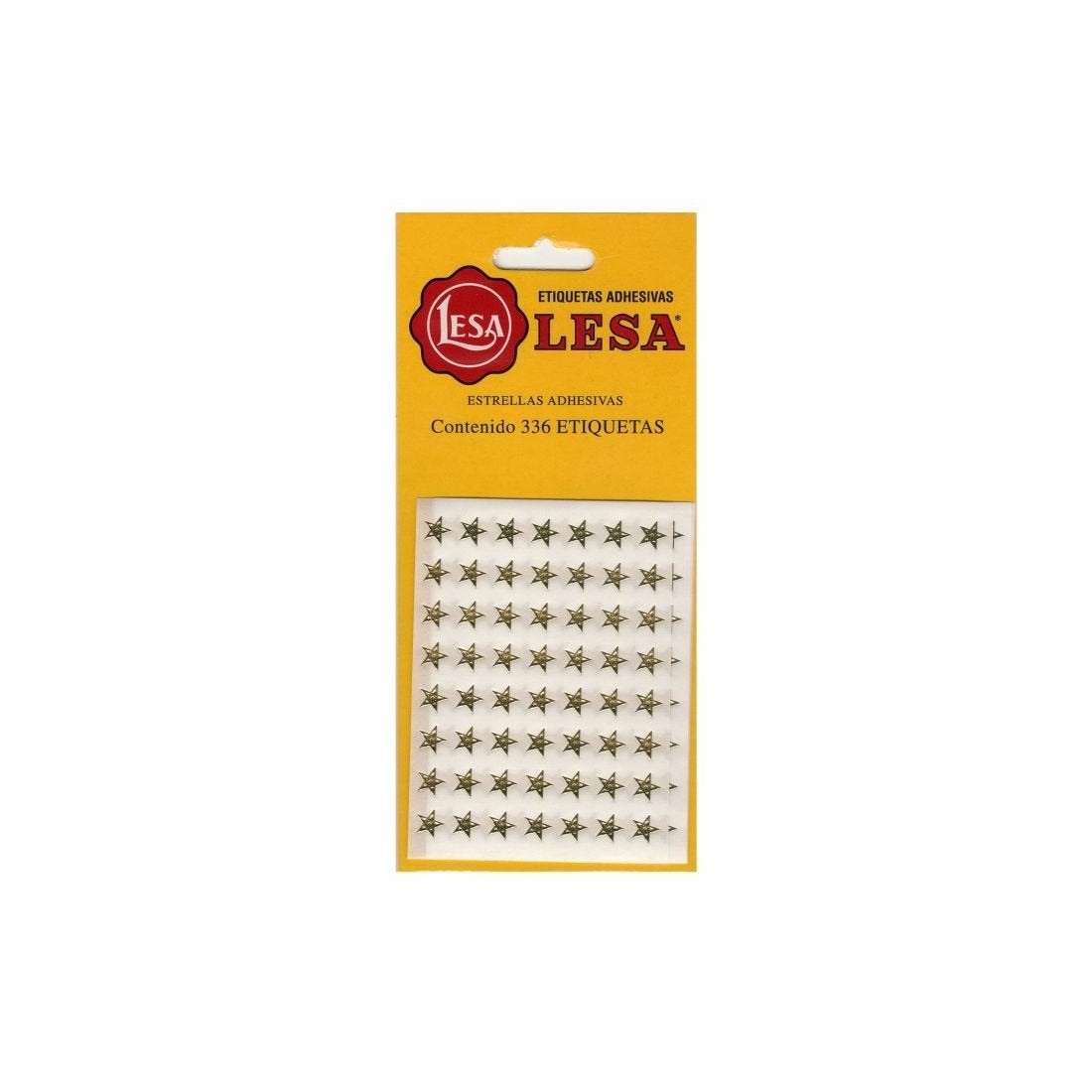 ETIQUETA MINI ESTRELLA LESA ORO No. 2 BL/336 AUTOADHER. 57844