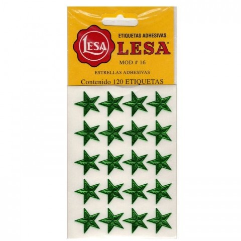 ETIQUETA ESTRELLA LESA VERDE No. 160 BL/120 AUTOADHER. 57833