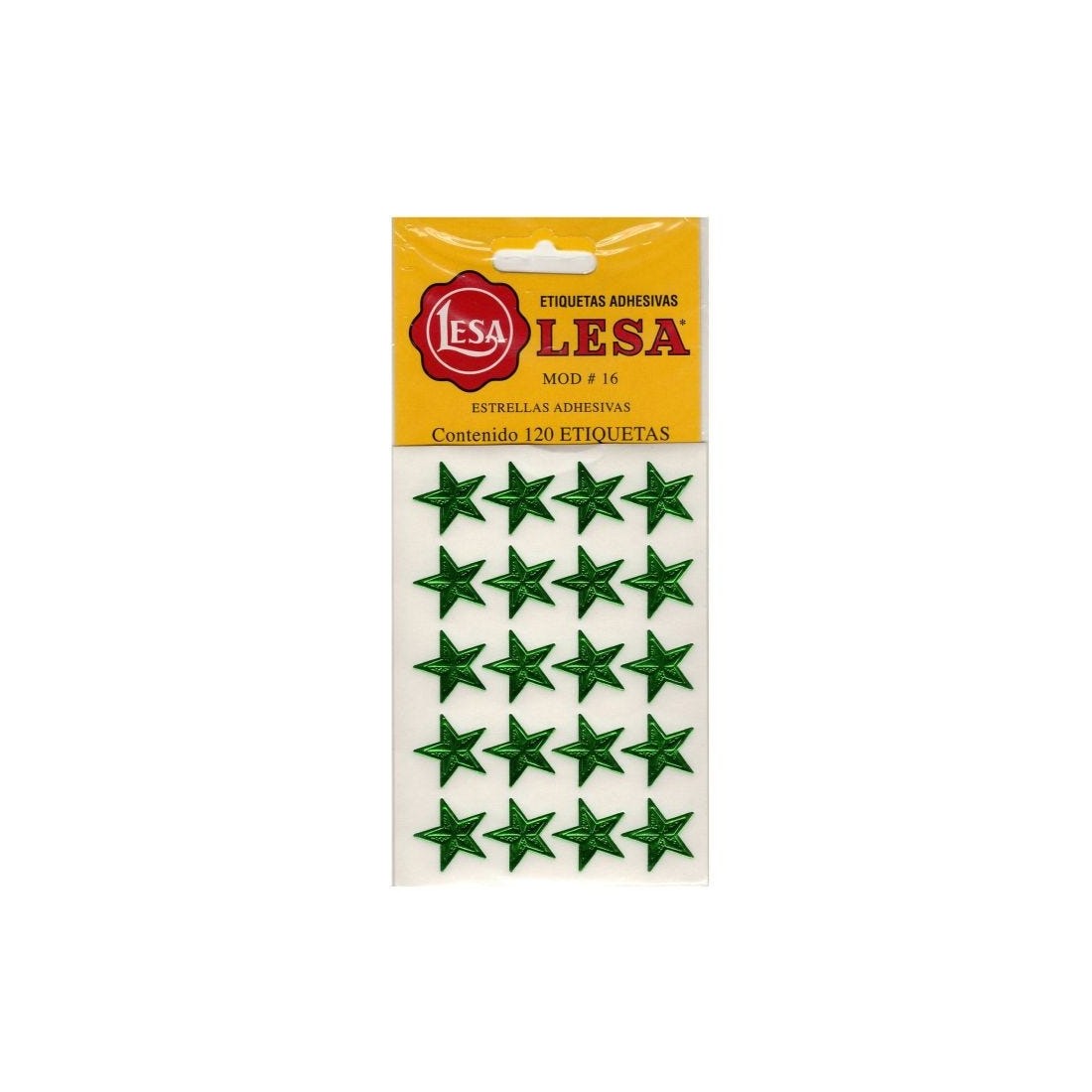 ETIQUETA ESTRELLA LESA VERDE No. 160 BL/120 AUTOADHER. 57833