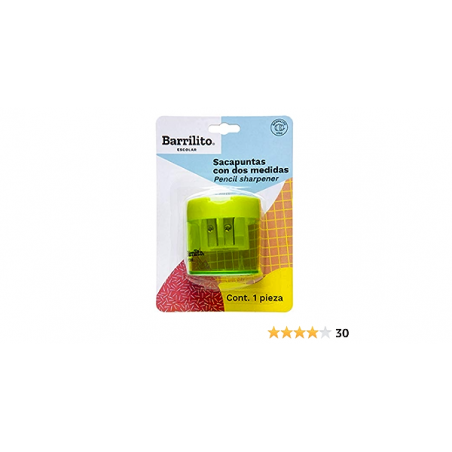 SACAPUNTAS C/DEPOSITO BARRILITO SPT36B PLASTICO 77494