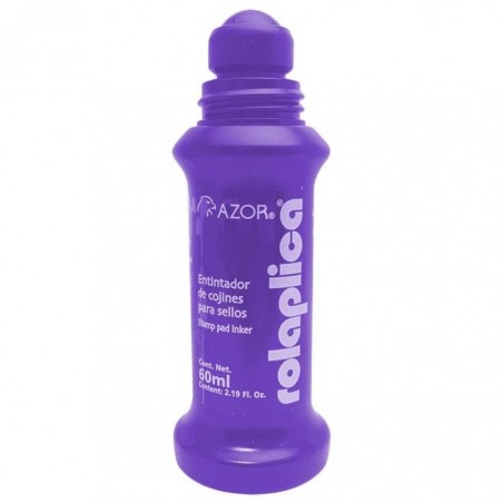 TINTA P/SELLOS AZOR 587 ROLAPLICA 60 ML. VIOLETA 50803