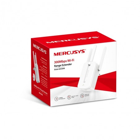 EXTENSOR DE RANGO INALAMBRICO MERCUSYS MW300RE MBPS 2.4 GHZ