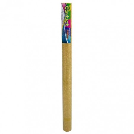 ADHESIVO CONTACT DIAMAN. PASCUA 45X2 MTS DORADO ROLLO 194319