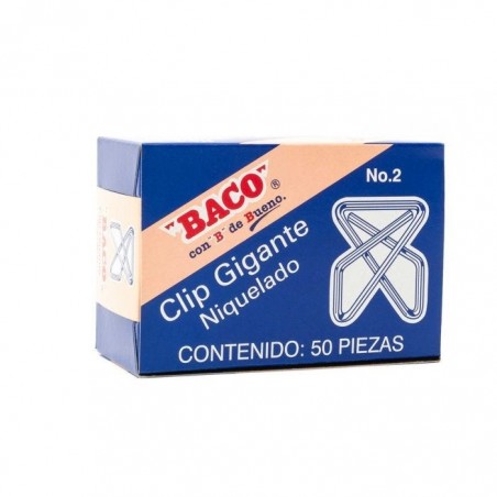 CLIP GIGANTE MARIPOSA 2 BACO CG-2 CAJA C/50 44106
