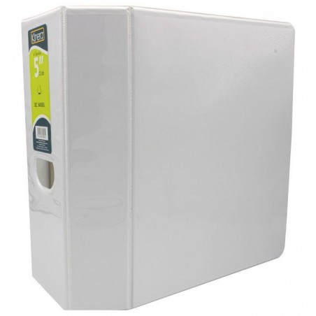 CARPETA ANG.D KINERA 9400 5" C/VENTANA BLANCA BLANCO