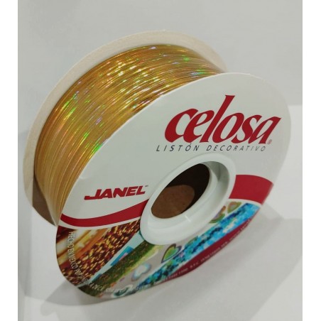 ROLLO LISTON A-9 CELOSA HOLOG. 35X40M RAIN ORO 121479