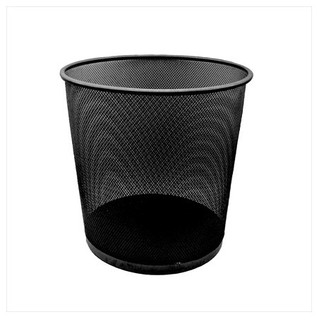 CESTO DE MALLA NEXTEP REDONDO 20L COLOR NEGRO NE-165RG