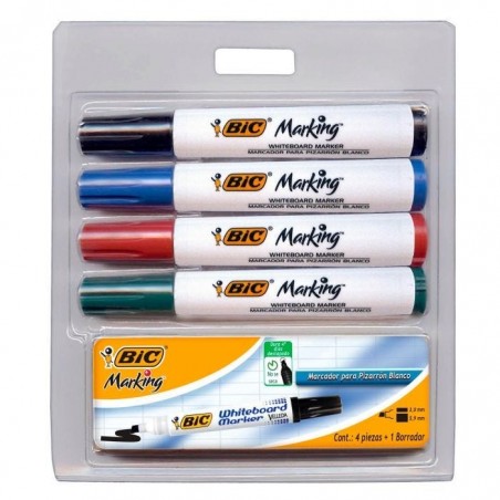 MARCADOR P/PINTARRON P/C BIC 964990 BL/4 KIT 19220
