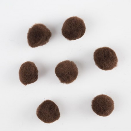 POMPON SEDERIA NO.25 22 CAFE BOLSA C/25 PZS. 156261