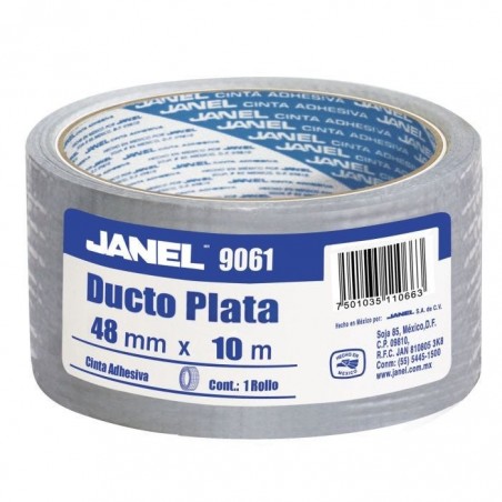 CINTA ADHESIVA DUCTOS JANEL 9061 48 X 10 MTS. GRIS 66552