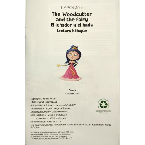 CUENTOS LAROUSSE 5248 BILINGUE EL LEÑADOR Y EL HADA 148937