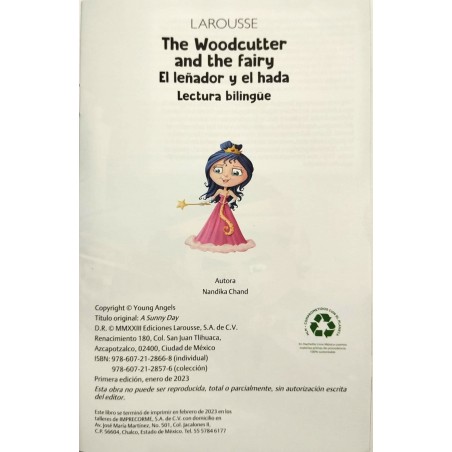 CUENTOS LAROUSSE 5248 BILINGUE EL LEÑADOR Y EL HADA 148937
