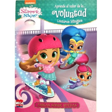 CUENTOS LAROUSSE 5186 BILINGUE SHIMMER&SHINE VOLUNTAD 142178