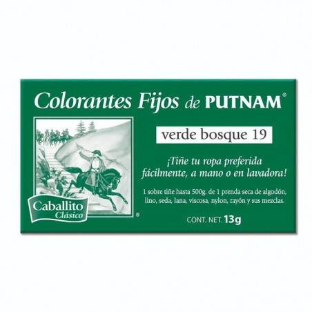 PINTURA COLORANTE EL CABALLITO 13 GRS. VDE.BOSQUE 136408