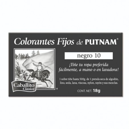 PINTURA COLORANTE EL CABALLITO SOBRE 13 GRS. NEGRO 136408