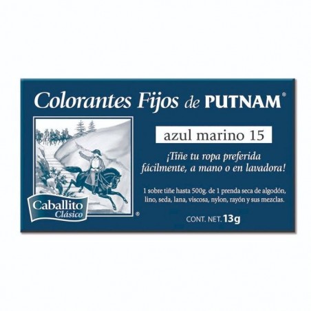 PINTURA COLORANTE EL CABALLITO 13 GRS. AZ.MARINO 136408