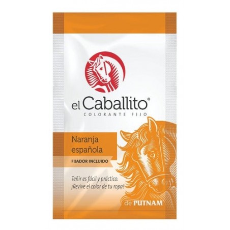 PINTURA COLORANTE EL CABALLITO SOBRE 20 GRS. NARANJA 136409