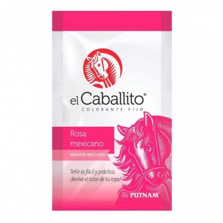 PINTURA COLORANTE EL CABALLITO SOBRE 20 GRS. ROSA MEX 136409