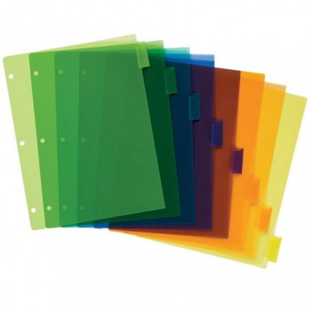 INDICE SEP. 8 DIV. AVERY 11901 WS PLASTICO COLORES CTA 14251