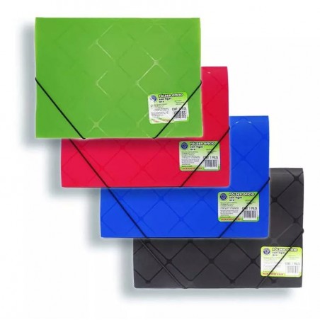 FOLDER DE PLASTICO BARRILITO Q10 OFICIO C/LIGA