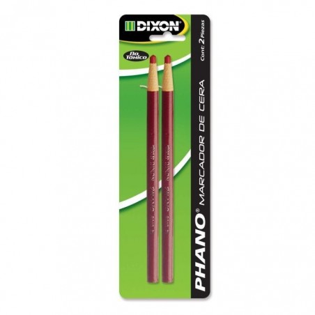 MARCADOR D/CERA DIXON 2076 PHANO ROJO C/2 17612