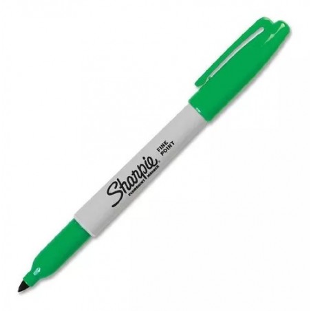 MARCADOR PERM. P/FINO SHARPIE 1 PIEZA VERDE 17814