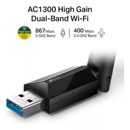 ADAPTADOR INALAMBRICO USB 3.0 TP-LINK ARCHER AC1300