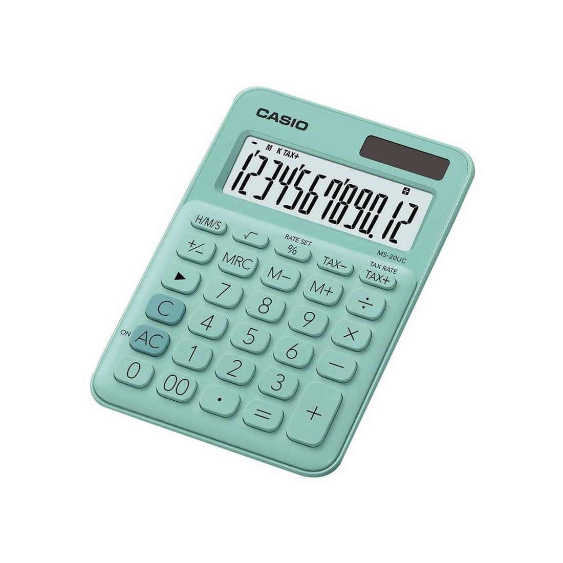CALCULADORA DE ESCRITORIO CASIO MS-20UC-GN-W-DC AQUA 28777