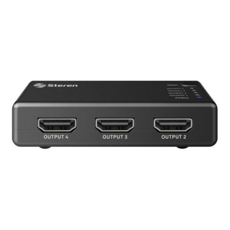 DIVISOR CON AMPLIFICADOR HDMI UHD 4K STEREN BOS-404