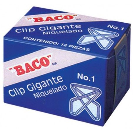 CLIP GIGANTE MARIPOSA 1 BACO C/12