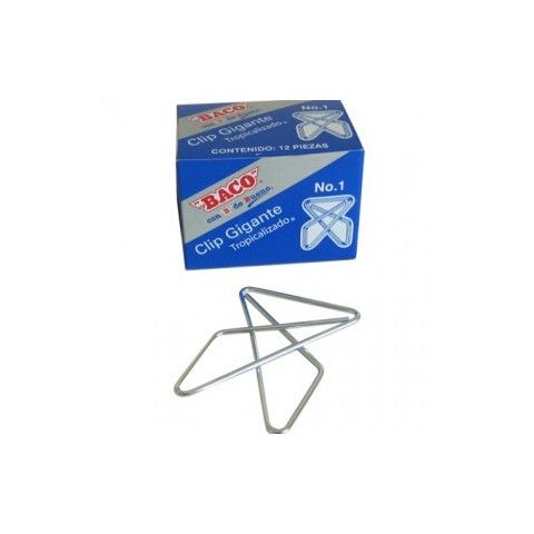 CLIP GIGANTE MARIPOSA 1 BACO C/12