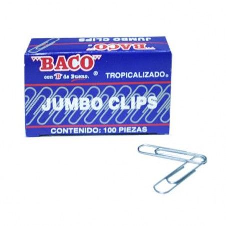 CLIP BACO JUMBO CAJA C/100 TROPICALIZADO