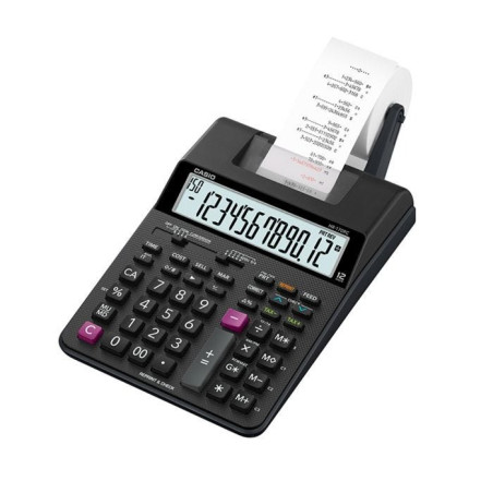 CALCULADORA C/IMPRESORA CASIO HR-170RC-WA-MC 12 DIG 42702