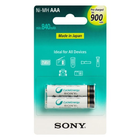 BATERIA RECARGABLE AAA2 SONY NHAAA-B2GN WW 97712652 BL/2 900
