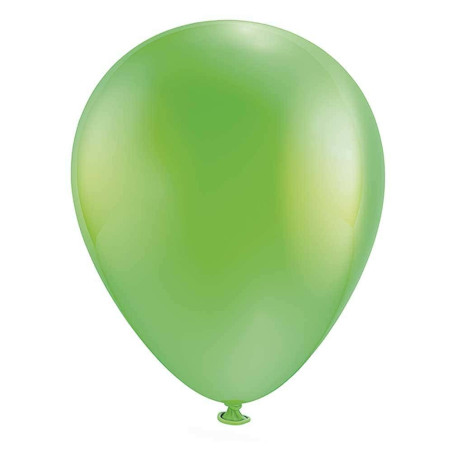 GLOBO DECORATOR PAYASO NUM.09 BOLSA C/50 VERDE LIMA 58015